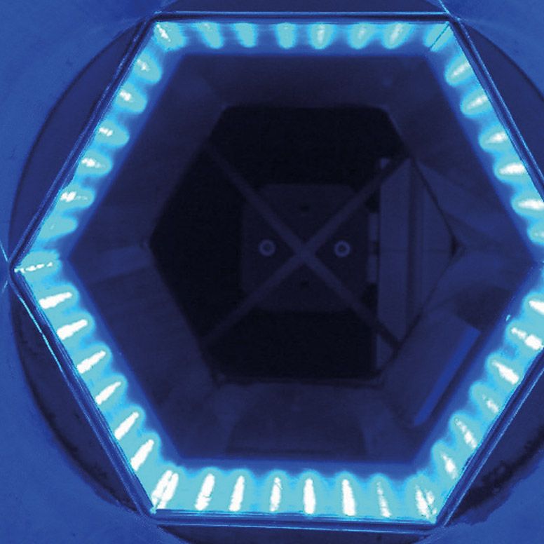 Beleuchtung für Innenrohrprüfung