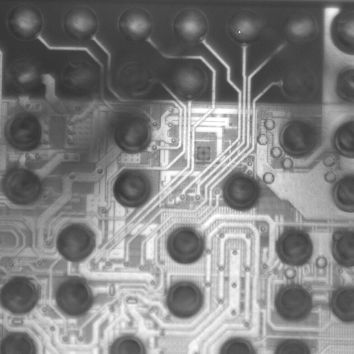 Topografie eines Leistungsbauelements