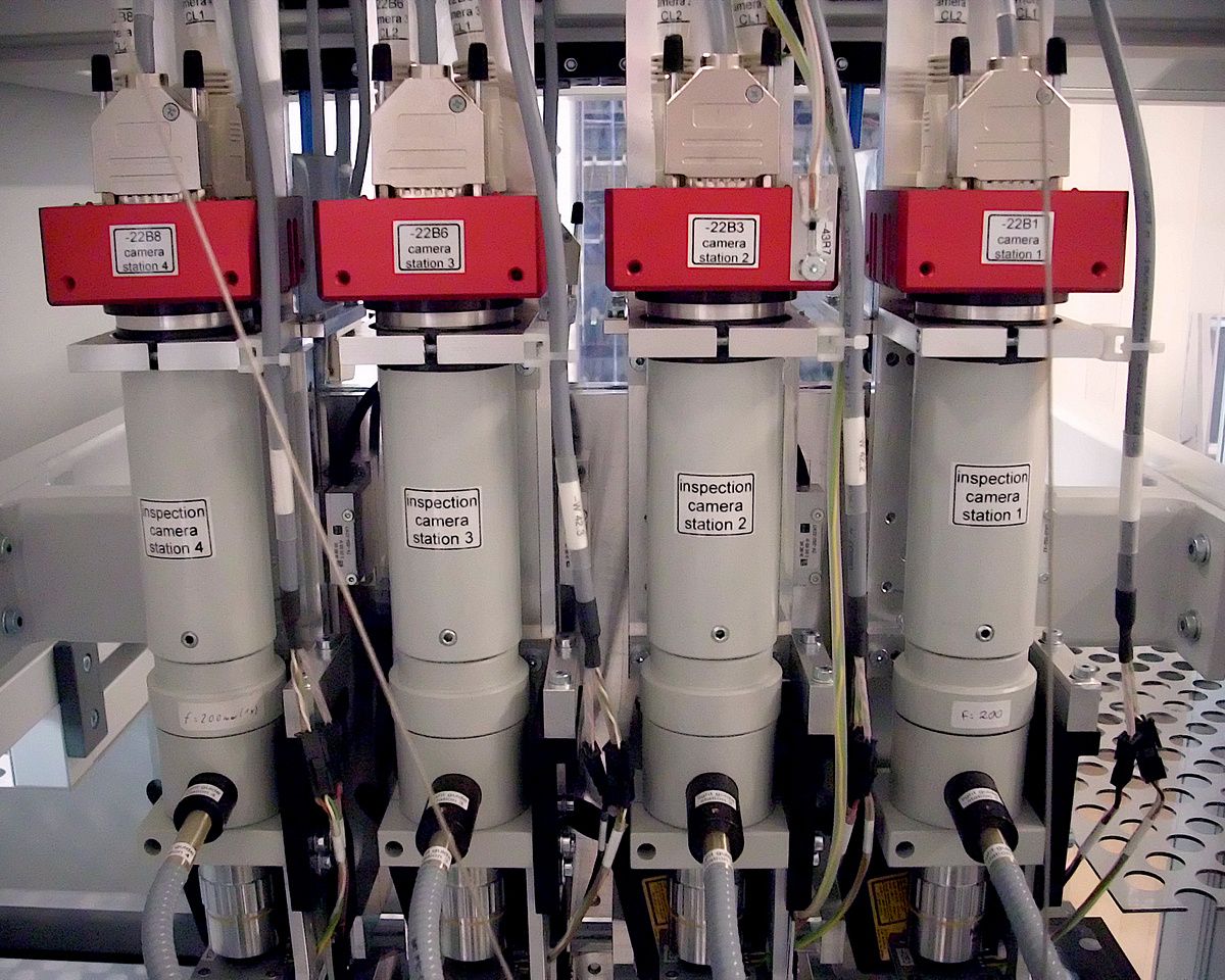 Multi-Kamera-Setup für Anwendungen mit hohem Durchsatz
